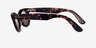 Ray-Ban RB2242 Wayfarer Oval Pink Tortoise PlasticSunglass Frames from EyeBuyDirect, Side View