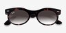 Ray-Ban RB2242 Wayfarer Oval Pink Tortoise PlasticSunglass Frames from EyeBuyDirect, Closed View