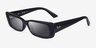 Ray-Ban RB4425 Teru Shiny Black Eco-friendlySunglass Frames from EyeBuyDirect, Angle View