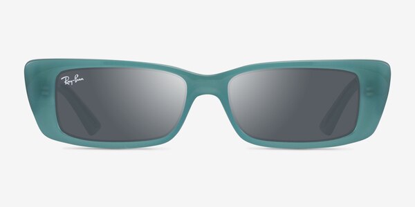 Ray-Ban RB4425 Teru Clear Shiny Green Éco-responsable Soleil de Lunette de vue