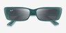 Ray-Ban RB4425 Teru Clear Shiny Green Eco-friendlySunglass Frames from EyeBuyDirect, Closed View