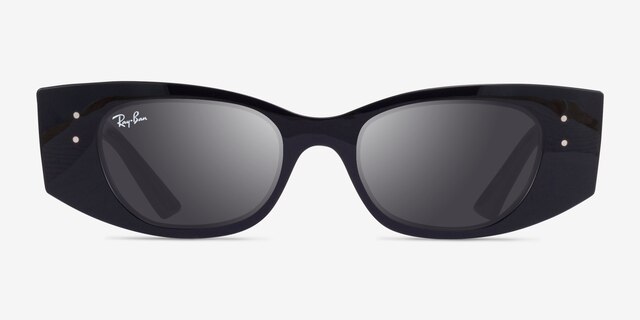 Ray-Ban RB4427 Kat Black Eco-friendlySunglass Frames from EyeBuyDirect, Front View