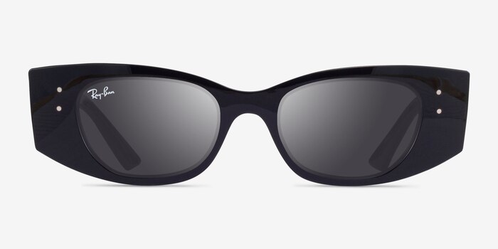 Ray-Ban RB4427 Kat Black Eco-friendly Sunglass Frames from EyeBuyDirect