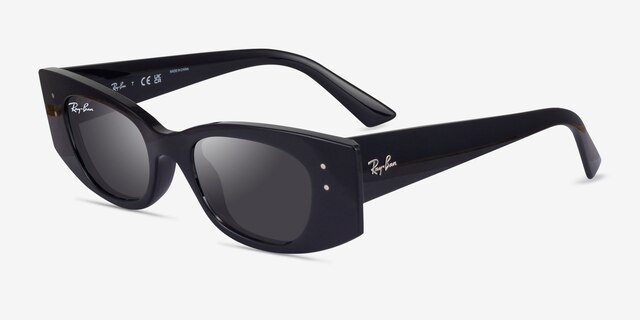 Ray-Ban RB4427 Kat Black Eco-friendlySunglass Frames from EyeBuyDirect, Angle View
