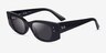 Ray-Ban RB4427 Kat Black Eco-friendlySunglass Frames from EyeBuyDirect, Angle View