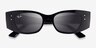 Ray-Ban RB4427 Kat Black Eco-friendlySunglass Frames from EyeBuyDirect, Closed View