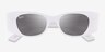 Ray-Ban RB4427 Kat Shiny White Eco-friendlySunglass Frames from EyeBuyDirect, Closed View