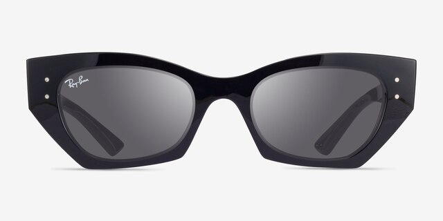 Ray-Ban RB4430 Zena Shiny Black Eco-friendlySunglass Frames from EyeBuyDirect, Front View
