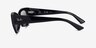 Ray-Ban RB4430 Zena Shiny Black Eco-friendlySunglass Frames from EyeBuyDirect, Side View