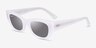 Ray-Ban RB4430 Zena White Snow Eco-friendlySunglass Frames from EyeBuyDirect, Angle View