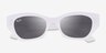 Ray-Ban RB4430 Zena White Snow Eco-friendlySunglass Frames from EyeBuyDirect, Closed View