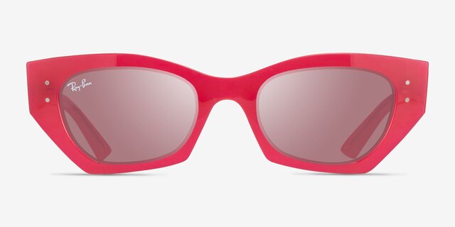 Ray-Ban RB4430 Zena Clear Pink Eco-friendlySunglass Frames from EyeBuyDirect, Front View