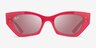 Ray-Ban RB4430 Zena Clear Pink Eco-friendlySunglass Frames from EyeBuyDirect, Front View