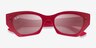 Ray-Ban RB4430 Zena Clear Pink Eco-friendlySunglass Frames from EyeBuyDirect, Closed View