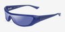 Ray-Ban RB4431 Xan Shiny Blue Eco-friendlySunglass Frames from EyeBuyDirect, Angle View