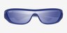 Ray-Ban RB4431 Xan Shiny Blue Eco-friendlySunglass Frames from EyeBuyDirect, Closed View