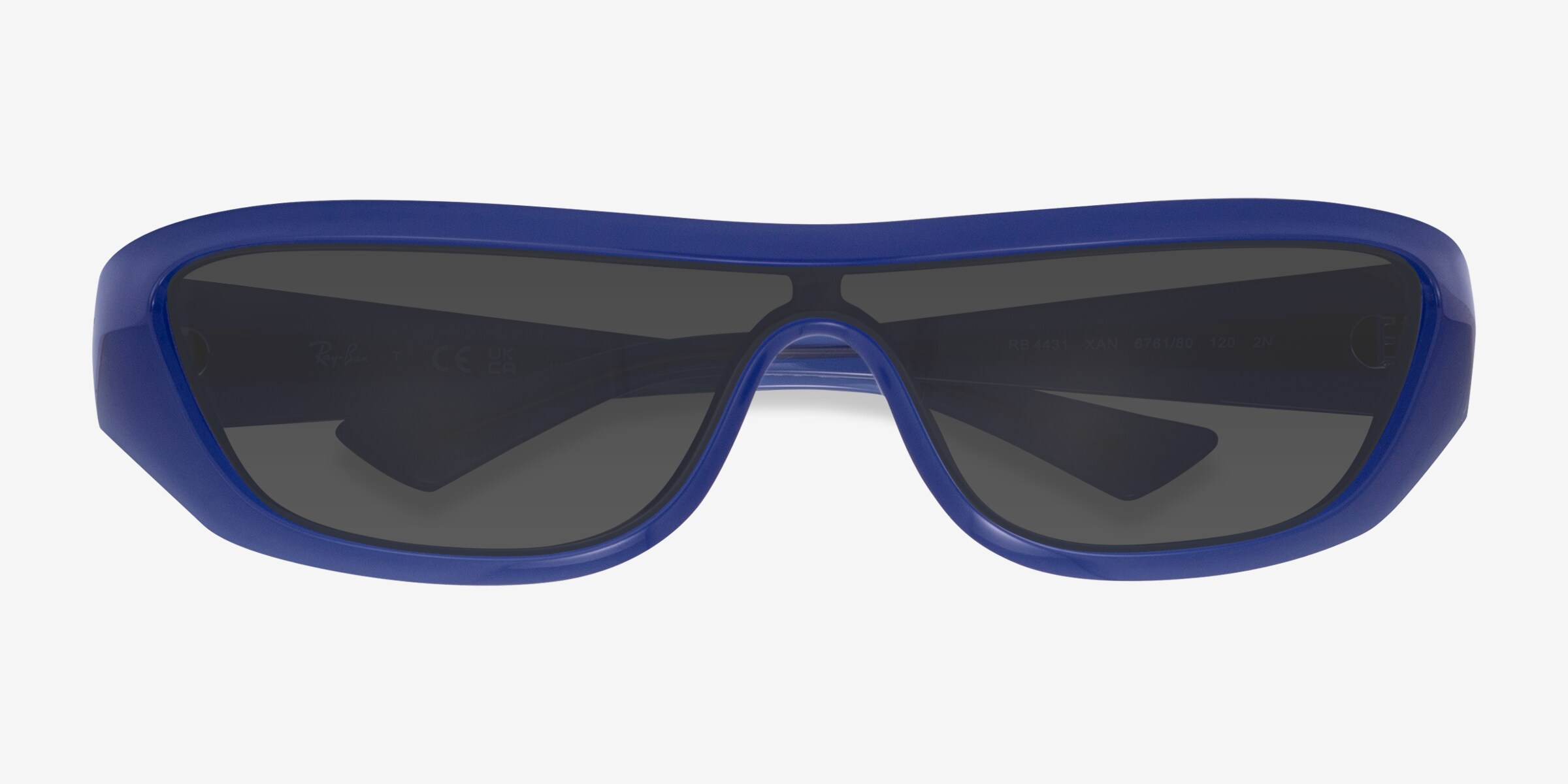 Ray-Ban RB4431 Xan - Geometric Shiny Blue Frame Prescription
