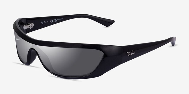 Ray-Ban RB4431 Xan Black Eco-friendlySunglass Frames from EyeBuyDirect, Angle View