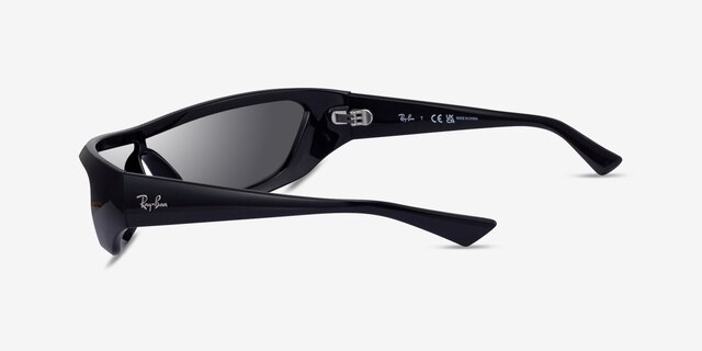 Ray-Ban RB4431 Xan Black Eco-friendlySunglass Frames from EyeBuyDirect, Side View