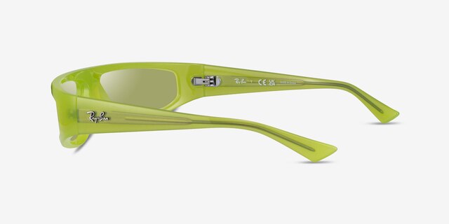 Ray-Ban RB4432 Izaz Apple Green Eco-friendlySunglass Frames from EyeBuyDirect, Side View