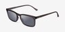 Ray-Ban RB4435 Clear Brown PlasticSunglass Frames from EyeBuyDirect, Angle View