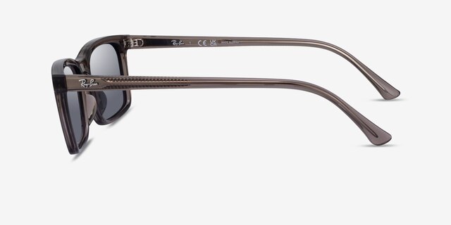 Ray-Ban RB4435 Clear Brown PlasticSunglass Frames from EyeBuyDirect, Side View