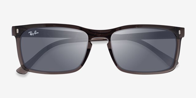 Ray-Ban RB4435 Clear Brown PlasticSunglass Frames from EyeBuyDirect, Closed View