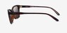 Vogue Eyewear VO5551S Brown Tortoise PlasticSunglass Frames from EyeBuyDirect, Side View