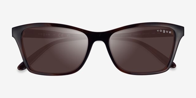 Vogue Eyewear VO5551S Brown Tortoise PlasticSunglass Frames from EyeBuyDirect, Closed View