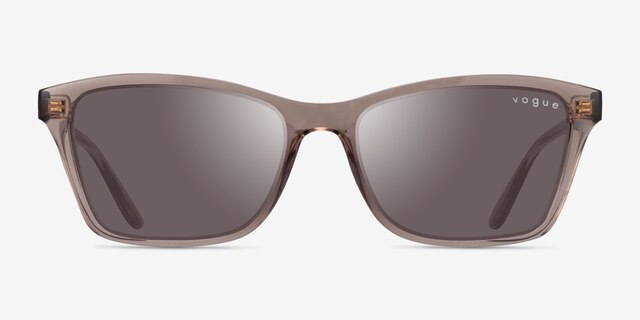 Vogue Eyewear VO5551S Clear Brown PlasticSunglass Frames from EyeBuyDirect, Front View