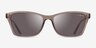 Vogue Eyewear VO5551S Clear Brown PlasticSunglass Frames from EyeBuyDirect, Front View