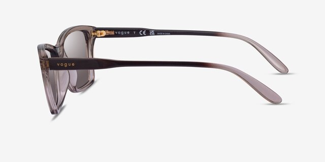Vogue Eyewear VO5551S Clear Brown PlasticSunglass Frames from EyeBuyDirect, Side View