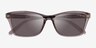 Vogue Eyewear VO5551S Clear Brown PlasticSunglass Frames from EyeBuyDirect, Closed View