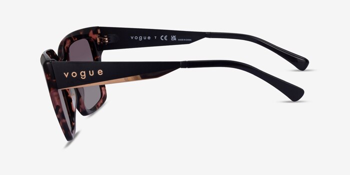 Vogue Eyewear VO5553S Red Tortoise Acétate Soleil de Lunette de vue d'EyeBuyDirect