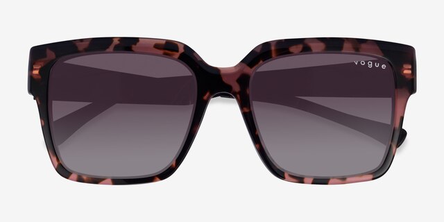 Vogue Eyewear VO5553S Red Tortoise AcétateSoleil de Lunette de vue d'EyeBuyDirect, Vue Rapprochée