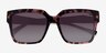 Vogue Eyewear VO5553S Red Tortoise AcétateSoleil de Lunette de vue d'EyeBuyDirect, Vue Rapprochée