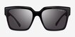 Vogue Eyewear VO5553S Shiny Black AcetateSunglass Frames from EyeBuyDirect, Front View