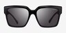 Vogue Eyewear VO5553S Shiny Black AcetateSunglass Frames from EyeBuyDirect, Front View