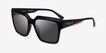 Vogue Eyewear VO5553S Shiny Black AcetateSunglass Frames from EyeBuyDirect, Angle View