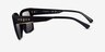 Vogue Eyewear VO5553S Shiny Black AcetateSunglass Frames from EyeBuyDirect, Side View