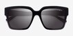 Vogue Eyewear VO5553S Shiny Black AcetateSunglass Frames from EyeBuyDirect, Closed View
