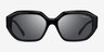 Vogue Eyewear VO5554S Black AcetateSunglass Frames from EyeBuyDirect, Front View