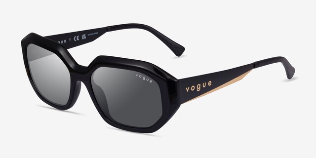 Vogue Eyewear VO5554S Black AcetateSunglass Frames from EyeBuyDirect, Angle View