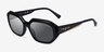 Vogue Eyewear VO5554S Black AcetateSunglass Frames from EyeBuyDirect, Angle View