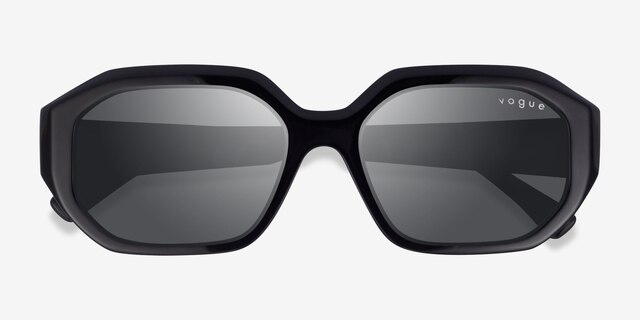 Vogue Eyewear VO5554S Black AcetateSunglass Frames from EyeBuyDirect, Closed View