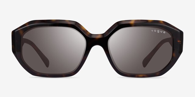 Vogue Eyewear VO5554S Dark Tortoise AcetateSunglass Frames from EyeBuyDirect, Front View