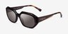 Vogue Eyewear VO5554S Dark Tortoise AcetateSunglass Frames from EyeBuyDirect, Angle View