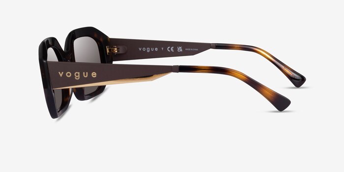 Vogue Eyewear VO5554S Écaille Noire Acétate Soleil de Lunette de vue d'EyeBuyDirect