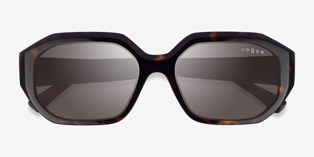 Vogue Eyewear VO5554S Dark Tortoise AcetateSunglass Frames from EyeBuyDirect, Closed View