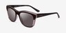 Vogue Eyewear VO5557S Dark Clear Brown PlasticSunglass Frames from EyeBuyDirect, Angle View
